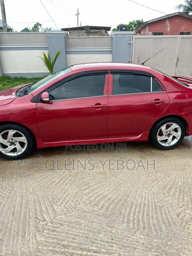 Toyota Corolla S 4dr Sedan (1.8L 4cyl 4A) 2009 Red