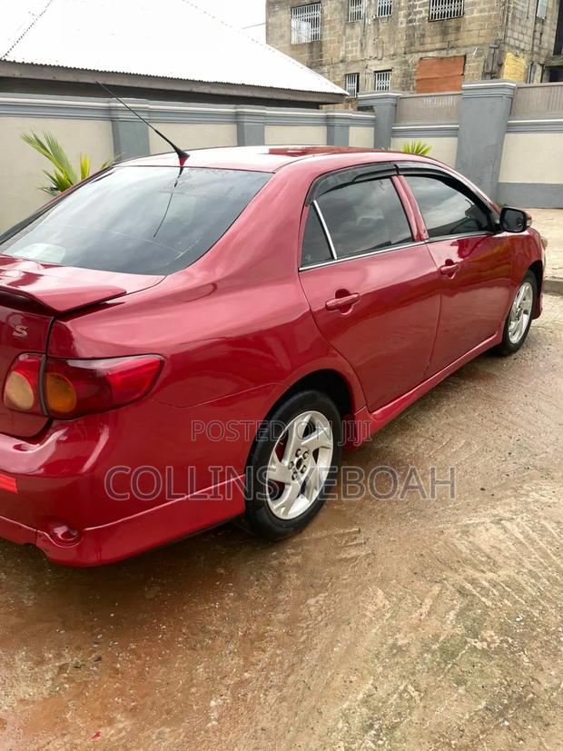 Toyota Corolla S 4dr Sedan (1.8L 4cyl 4A) 2009 Red