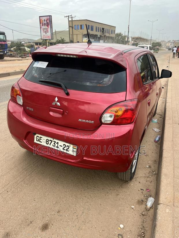 Mitsubishi Mirage ES 4dr Hatchback (1.2L 3cyl 5M) 2015 Red