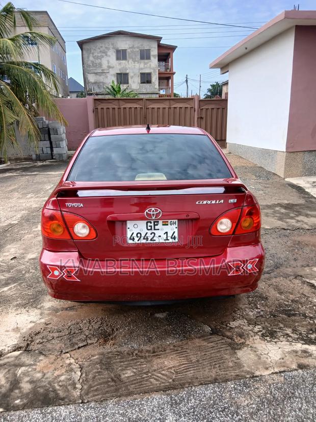 Toyota Corolla 2007 Red