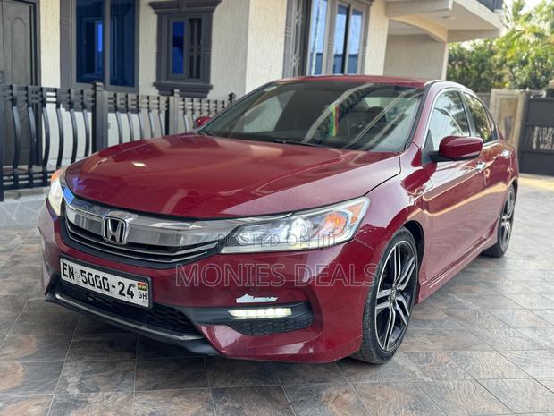 Honda Accord Sport 4dr Sedan FWD (2.4L 4cyl 2A) 2016 Red