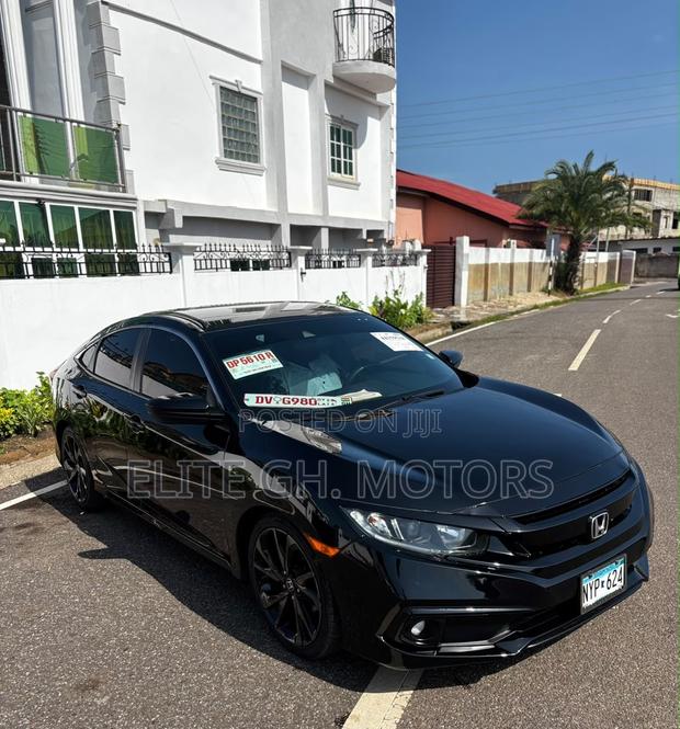 Honda Civic Sport Sedan 2020 Black
