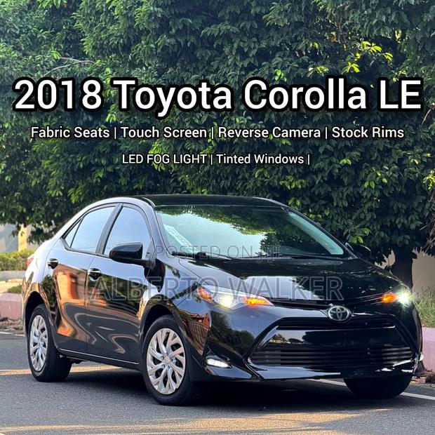 Toyota Corolla 2018 Black