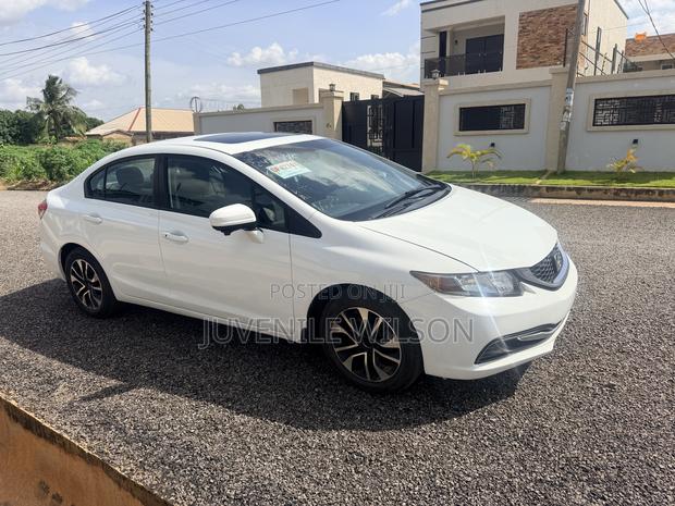 Honda Civic EX-L w/Navigation 4dr Sedan (1.8L 4cyl CVT) 2015 White