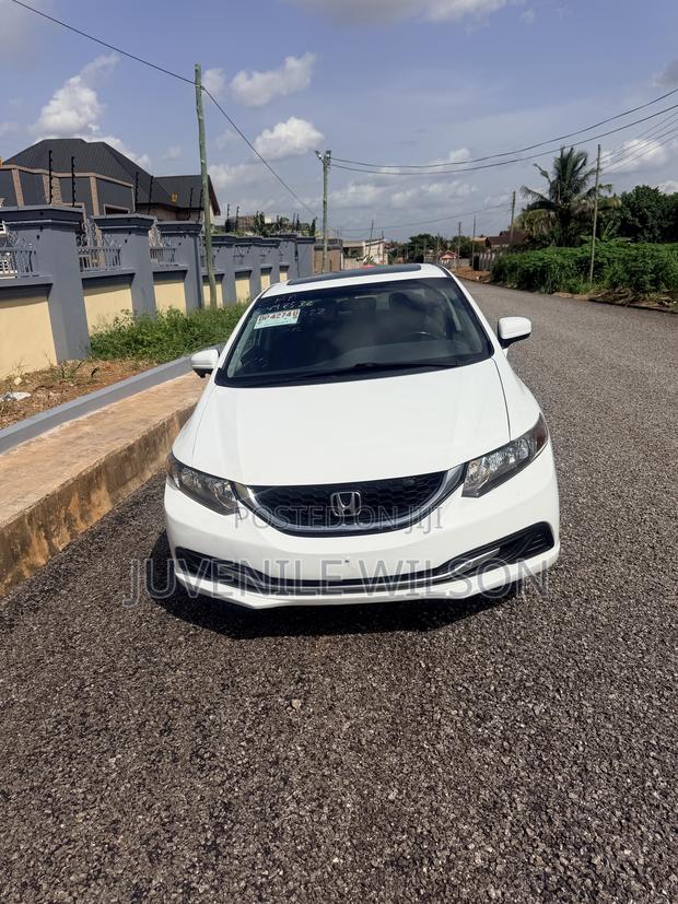 Honda Civic EX-L w/Navigation 4dr Sedan (1.8L 4cyl CVT) 2015 White
