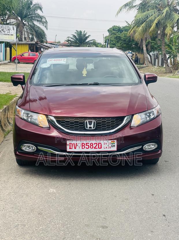 Honda Civic EX-L 4dr Sedan (1.8L 4cyl CVT) 2014 Burgundy