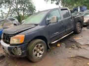 Nissan Titan Crew Cab SE 4x4 2010 Blue for sale