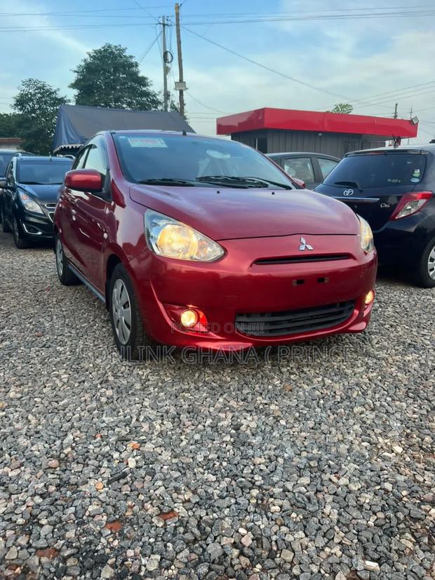 Mitsubishi Mirage DE 4dr Hatchback (1.2L 3cyl CVT) 2014 Red