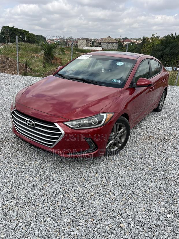 Hyundai Elantra Limited 2018 Red