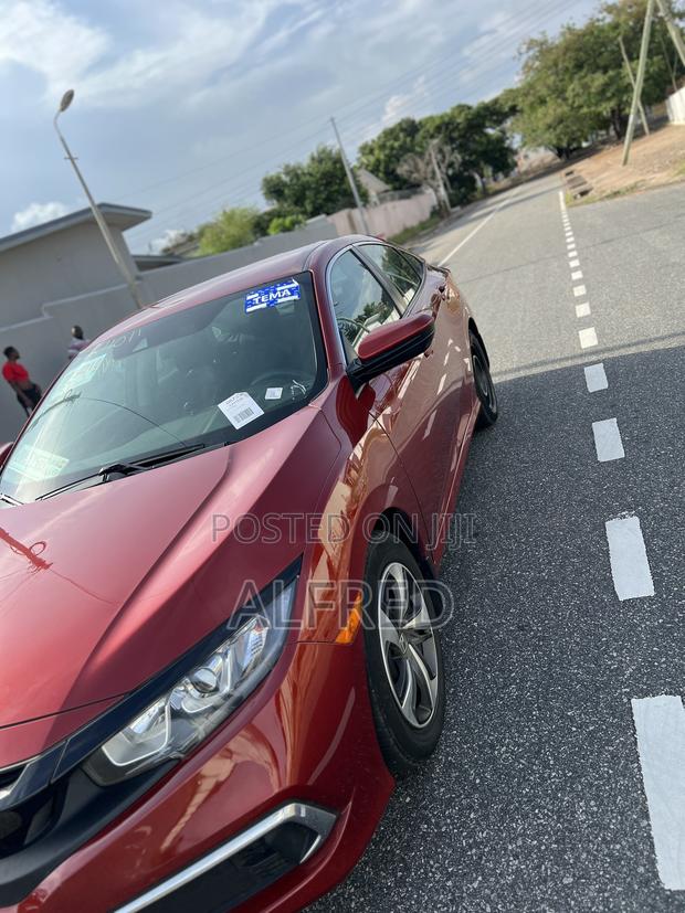 Honda Civic LX Sedan 2019 Red