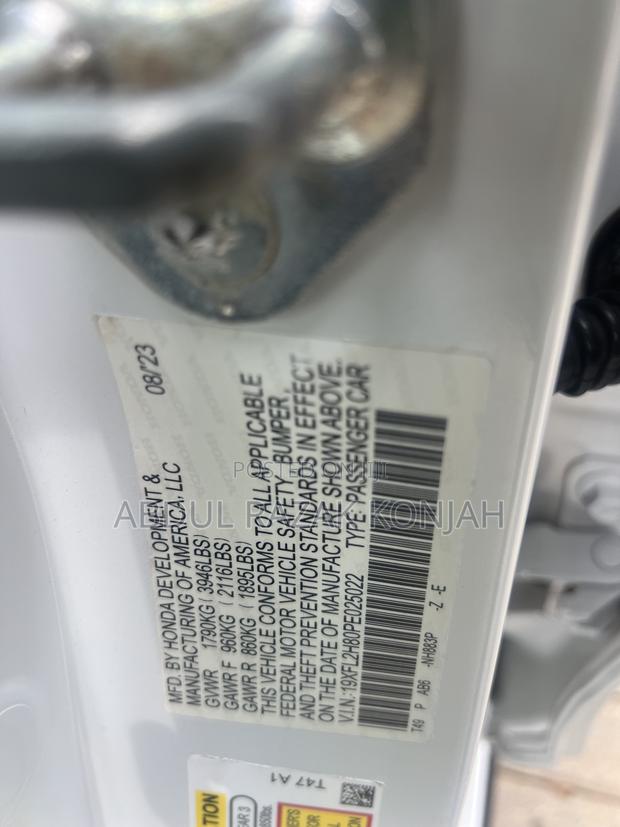 Honda Civic Sport CVT 2023 White