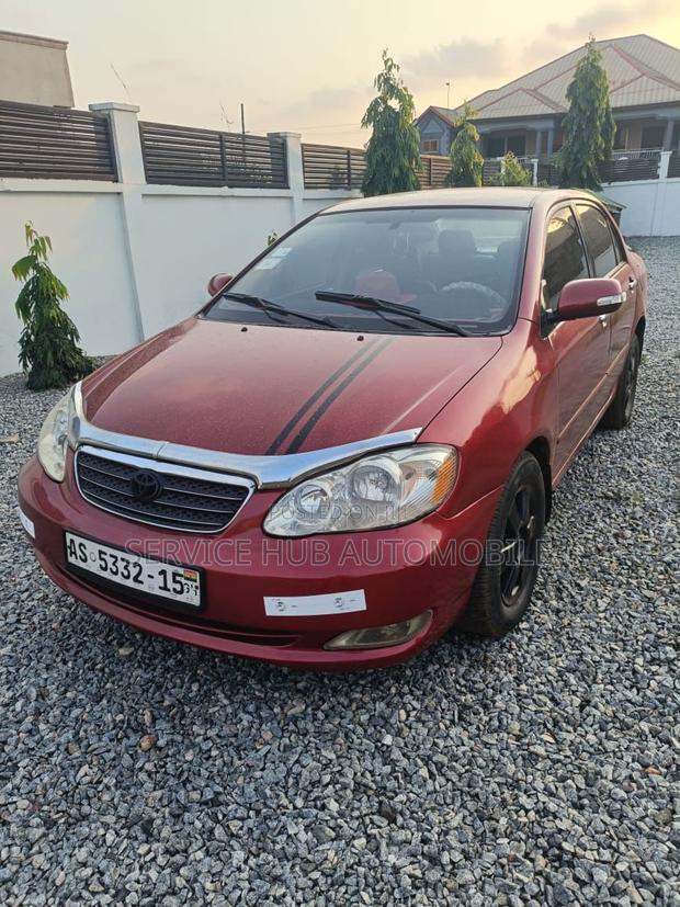 Toyota Corolla 160i GLE Automatic 2007 Red