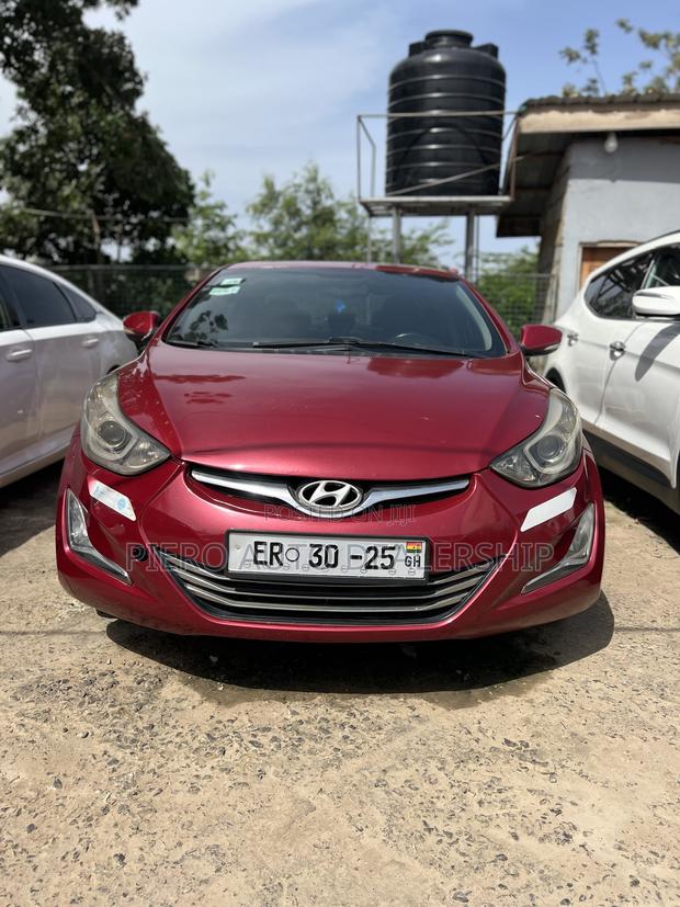 Hyundai Elantra 2014 Red