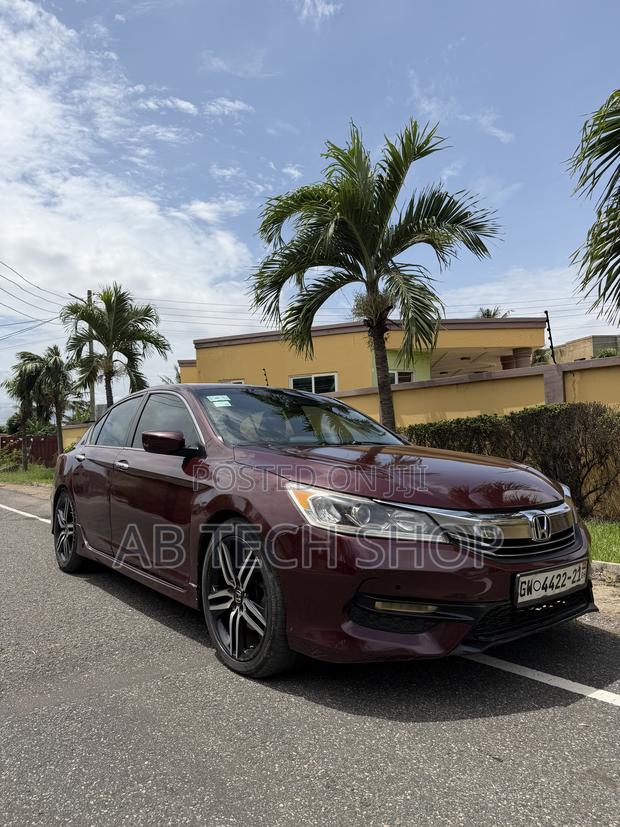 Honda Accord Sport 4dr Sedan FWD (2.4L 4cyl 2A) 2017 Burgundy