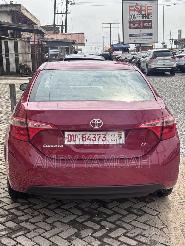 Toyota Corolla 2017 Red