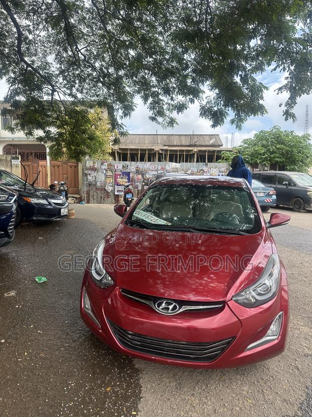 Hyundai Elantra 2015 Red