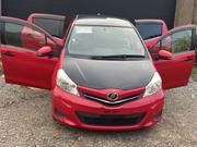 Toyota Vitz 1.3 FWD 3dr 2011 Red for sale