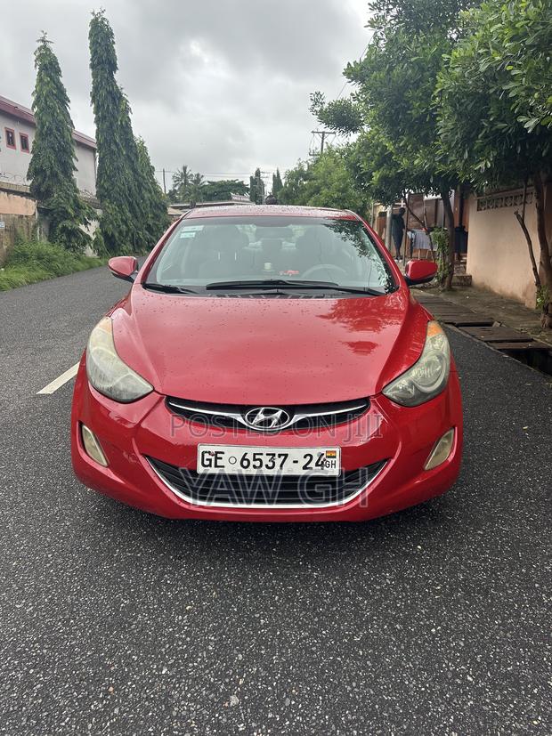 Hyundai Elantra GLS Sedan FWD (1.8L 4cyl 6M) 2013 Red