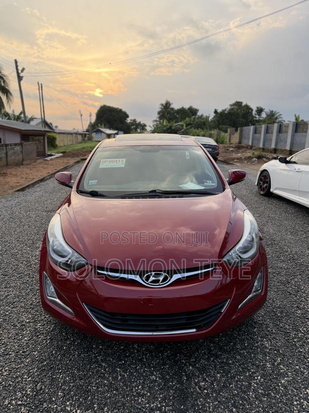 Hyundai Elantra Limited Sedan FWD (1.8L 4cyl 6A) 2016 Red