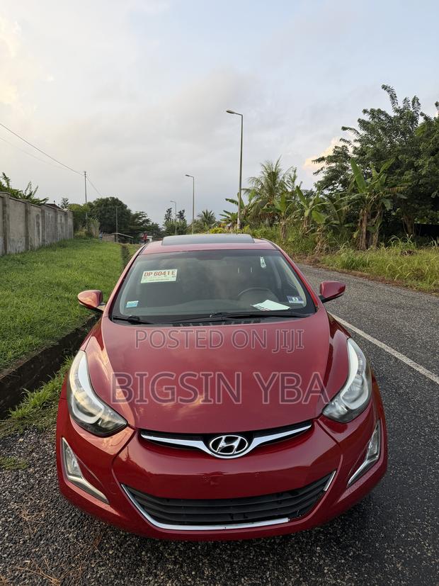 Hyundai Elantra Limited Sedan FWD (1.8L 4cyl 6A) 2016 Red