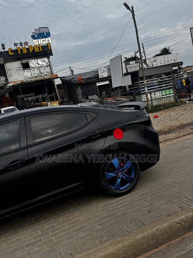 Hyundai Elantra 2013 Matt Black