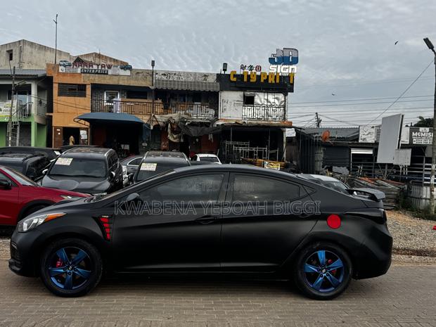 Hyundai Elantra 2013 Matt Black