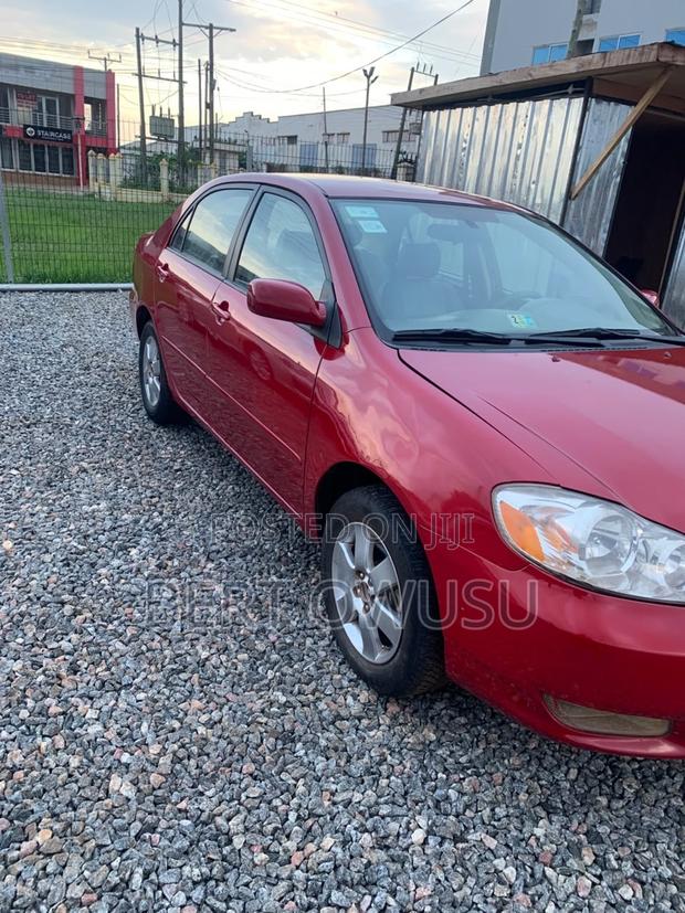 Toyota Corolla 2008 Red