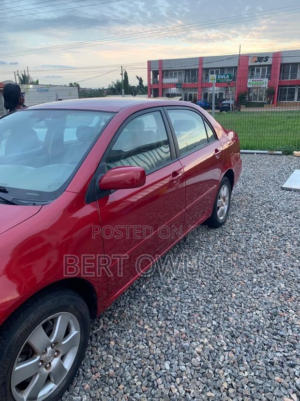 Toyota Corolla 2008 Red