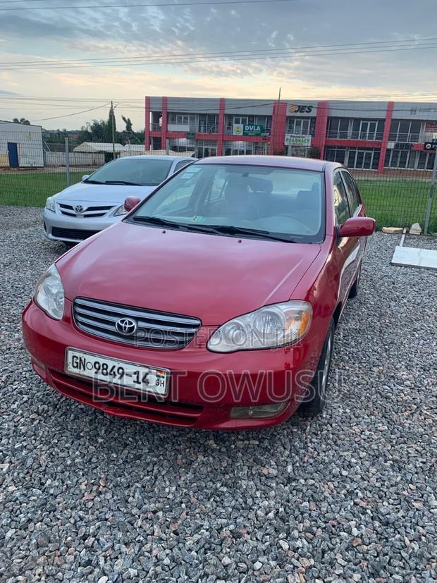 Toyota Corolla 2008 Red