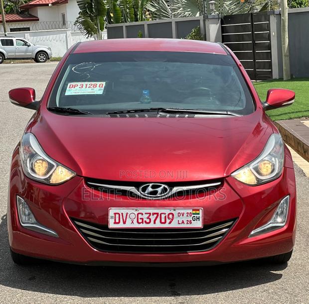 Hyundai Elantra Limited Sedan FWD (1.8L 4cyl 6A) 2016 Red