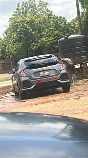 Honda Civic EX Hatchback 2018 Gray for sale