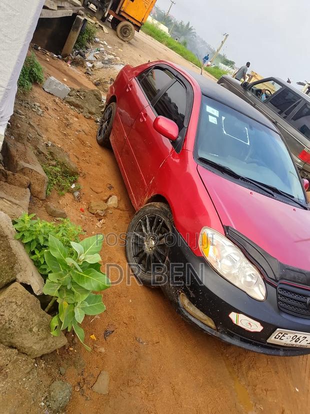 Toyota Corolla 2005 Red