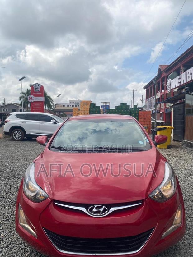 Hyundai Elantra 2015 Red