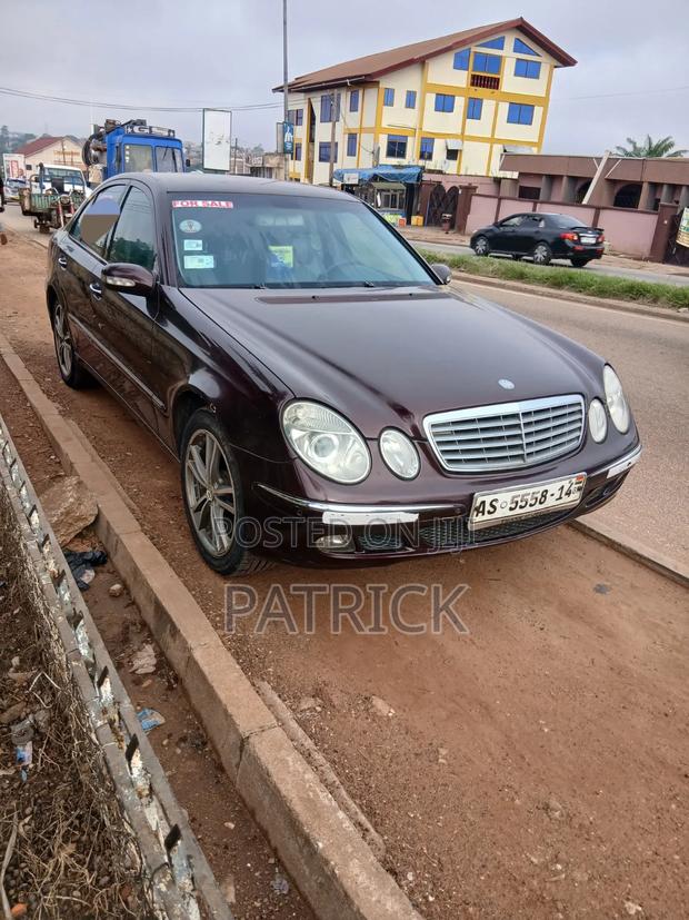 Mercedes-Benz E220 2007 Burgundy