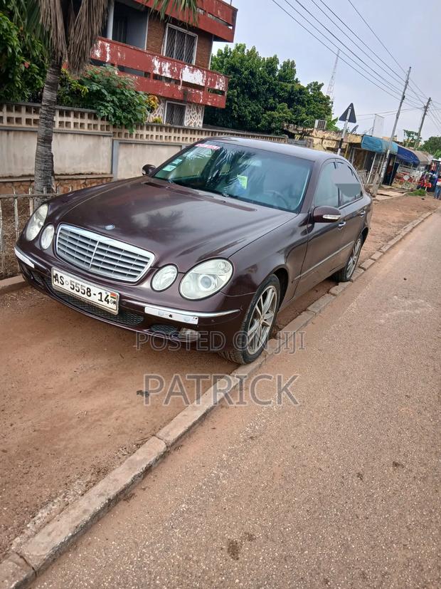 Mercedes-Benz E220 2007 Burgundy