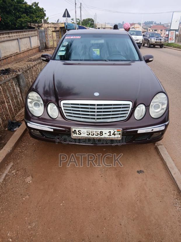 Mercedes-Benz E220 2007 Burgundy