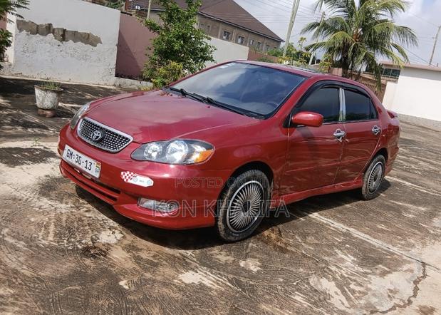 Toyota Corolla S 2007 Red