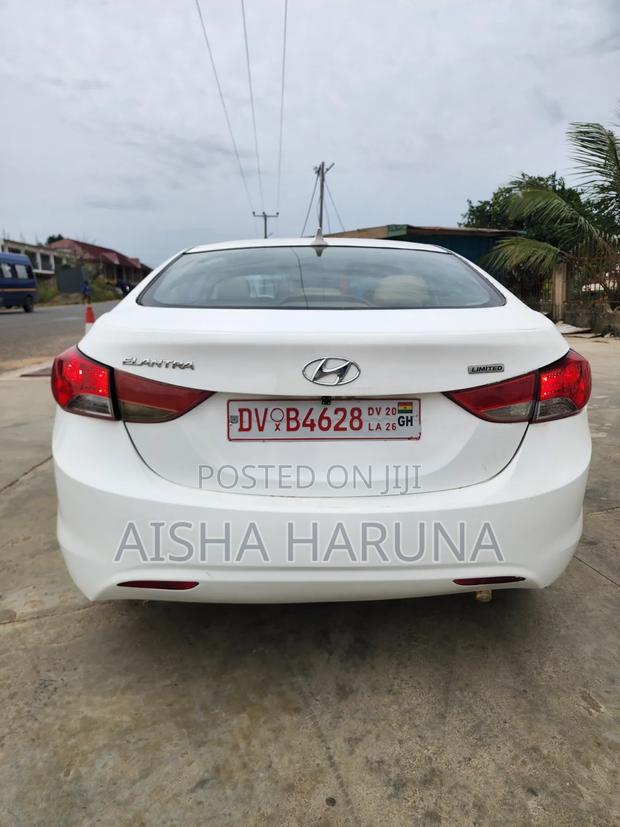 Hyundai Elantra Limited Sedan FWD (1.8L 4cyl 6A) 2013 White
