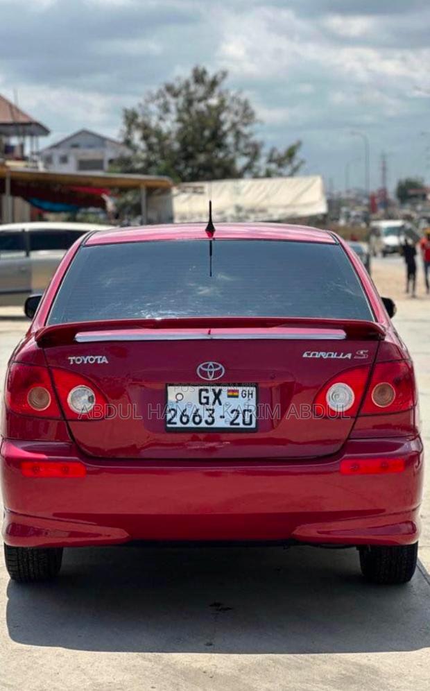 Toyota Corolla S 2007 Red