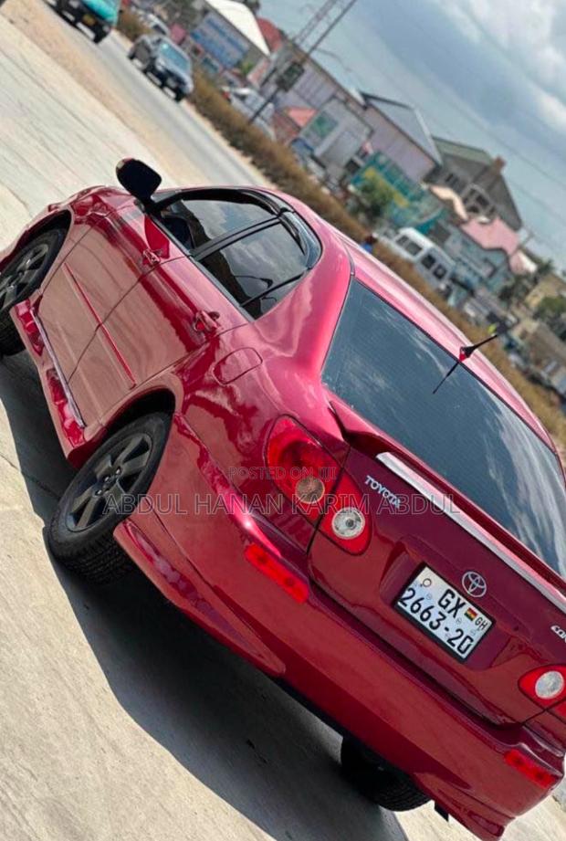 Toyota Corolla S 2007 Red