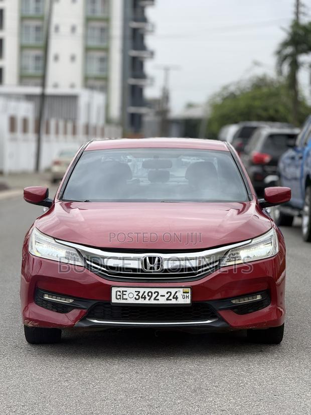 Honda Accord Sport 4dr Sedan FWD (2.4L 4cyl 2A) 2016 Red