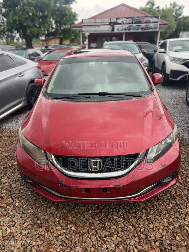 Honda Civic EX 4dr Sedan (1.8L 4cyl CVT) 2014 Red