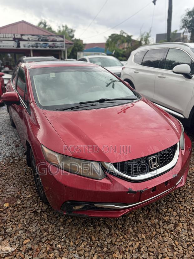 Honda Civic EX 4dr Sedan (1.8L 4cyl CVT) 2014 Red