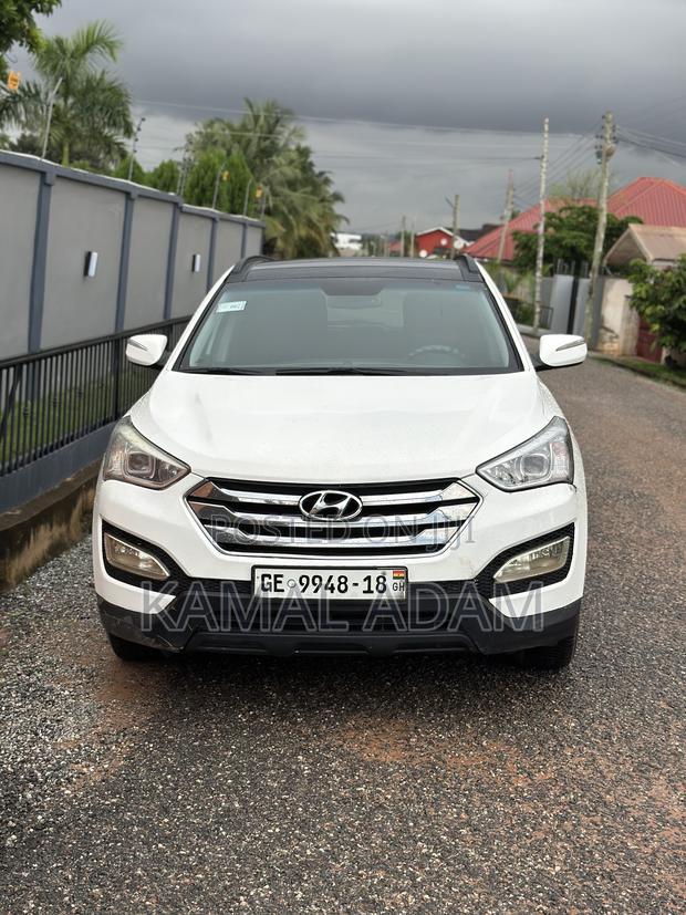 Hyundai Santa Fe Limited 4dr SUV (3.3L 6cyl 6A) 2014 White