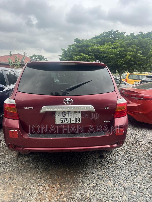Toyota Highlander 2009 Burgundy