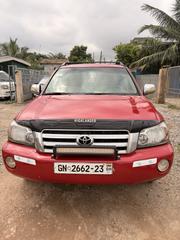 Toyota Highlander 4x4 2007 Red for sale