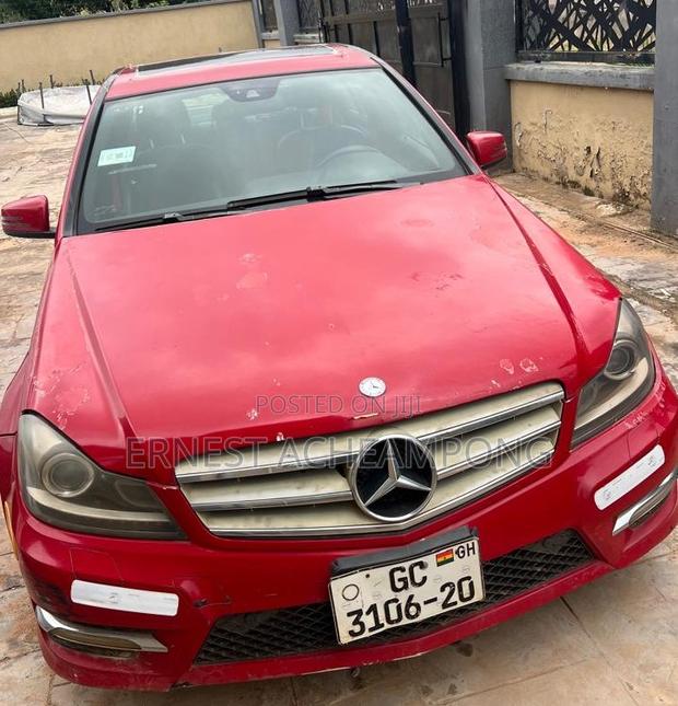 Mercedes-Benz C250 2013 Burgundy