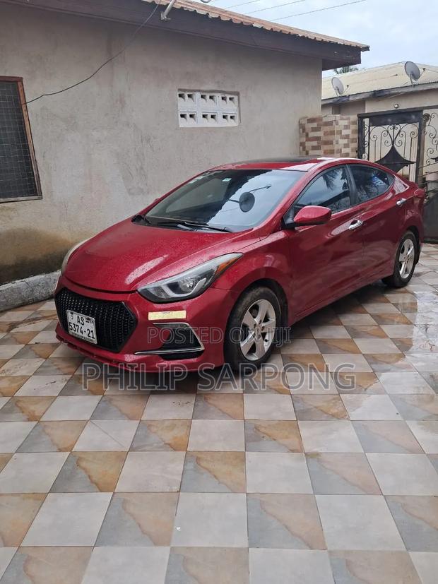 Hyundai Elantra Limited Sedan FWD (1.8L 4cyl 6A) 2013 Red