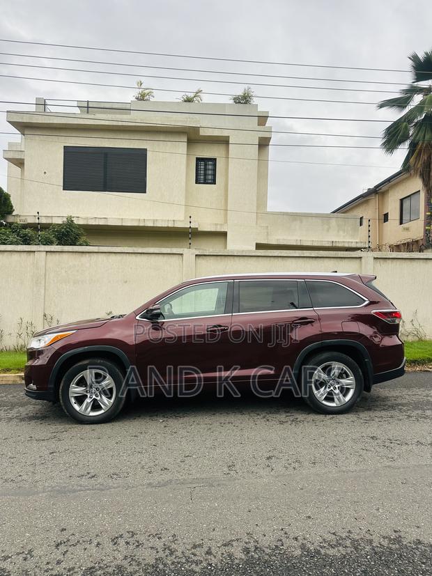 Toyota Highlander Limited Platinum V6 4x2 (3.5L 6cyl 6A) 2016 Red