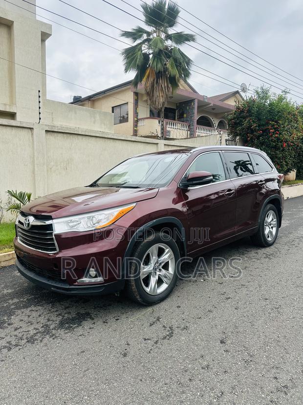 Toyota Highlander Limited Platinum V6 4x2 (3.5L 6cyl 6A) 2016 Red